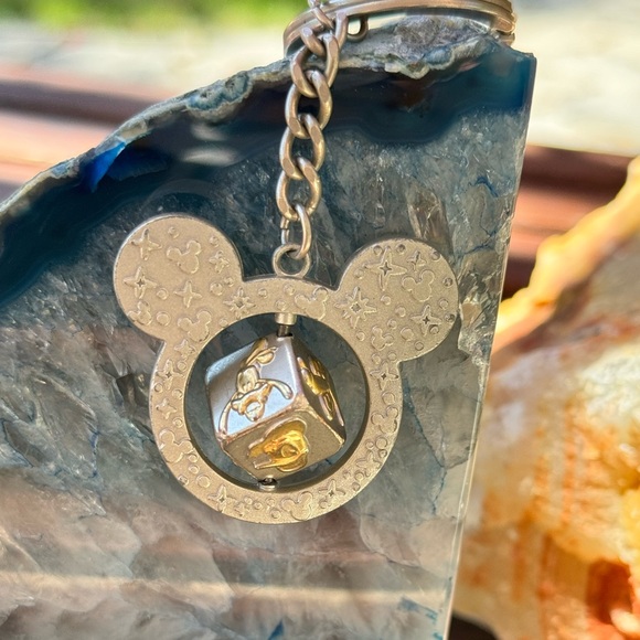 Mickey Head w/Spinning Cube of Mickey, Minnie, Donald, Goofy, and Disney Parks - Picture 6 of 10